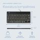 18. Ergonomisches R-Go Compact Break-Keyboard von R-Go Tools mit Break-Software, QWERTY (UK), kabelgebunden, Schwarz