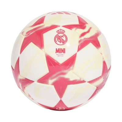 2. adidas UEFA Champions League 26/27 Real Madrid Mini Fußball weiß-rosa KE5107