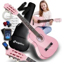SUPRIMO JRC SET PK klassische Gitarre 1/4 rosa für