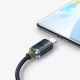 9. Baseus Crystal Shine Series Kabel USB-Kabel für schnelles Laden und Datenübertragung USB Typ A - USB Typ C 100 W 2 m schwarz (CAJY000501)