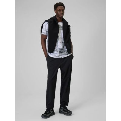 5. Herren-T-Shirt mit Aufdruck, regulär, Größe 4F 4FRSS26TTSHM3641-97A
