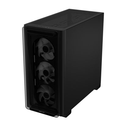 21. ASUS A23 Plus ARGB schwarzes Gehäuse