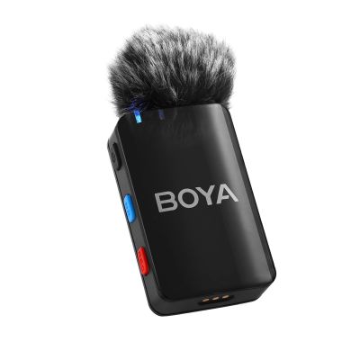 4. BOYA BOYAMIC 2-02 Drahtloses Lavalier-Mikrofon 2,4 GHz - Schwarz