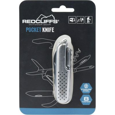 5. Überlebensausrüstung für Touristen und Angler: 8-in-1-Taschenmesser