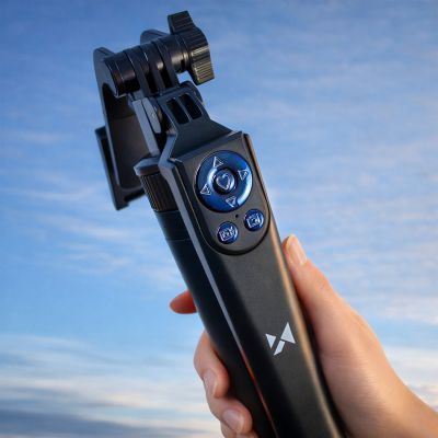 7. Wozinsky WC1Y70S Selfie-Stick, Teleskopstativ 1,7 m mit Handyhalterung – schwarz