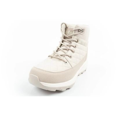 3. Lee Cooper Damen Winter-Wandersportschuhe, isoliert, creme, Öko-Leder