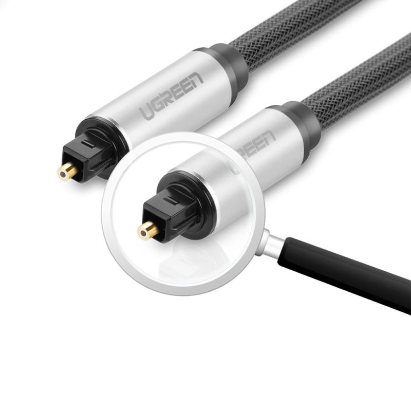 7. Ugreen AV108 10541 optisches Toslink/SPDIF-Kabel 3 m – grau