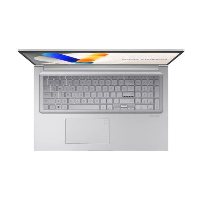 4. ASUS Vivobook 17 X1704VA-AU1067, Intel Core 5 120U, 17,3" FHD IPS-Panel (60 Hz, 250 Nits), 16 GB DDR5 SSD, Intel Grafik, 720p-Kamera, 50 Wh Akku, NoOS, Cool Silver