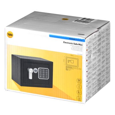 10. Yale Mini-Elektroniksafe Schwarz YSV Mini Basic Safe Schwarz