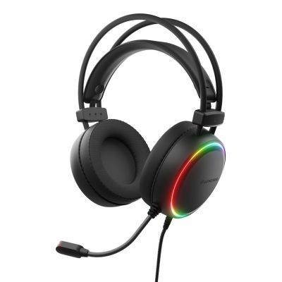 4. GENESIS NSG-2307 Kabelgebundenes Gaming-Headset mit Kopfbügel, USB Typ-A, Schwarz