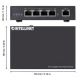 6. Intellinet 561617 Netzwerk-Extender/Netzwerk-Transmitter Schwarz 10, 100, 1000 Mbit/s