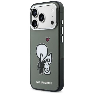 2. Karl Lagerfeld Karl & Choupette MagSafe Back Case für iPhone 17 Pro - Schwarz