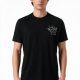 Paul&Shark Herren-T-Shirt aus Baumwolle, schwarz – Modell 26411035-11, klassischer Schnitt, hochwertige Baumwolle