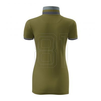3. Malfini Collar Up W MLI-257A3 Poloshirt Avocadogrün