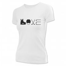 Sportrebel Love 3 Wmn Kurzarm-T-Shirt