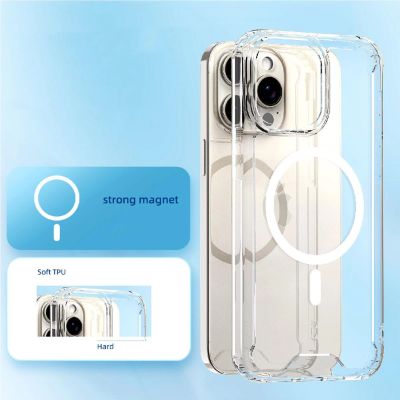 7. Clear Corner Case MagSafe für iPhone 16 Pro – transparent