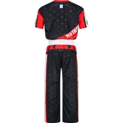 4. TOP TEN Kickbox-Outfit „Urban Arts“ schwarz und rot (WAKO APPROVED neu)