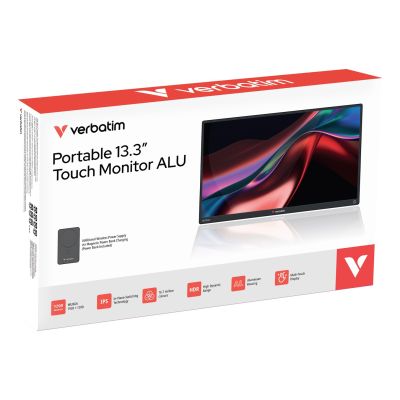 4. Verbatim 32087 Tragbarer Fernseher / Monitor, Schwarz, 33,8 cm (13,3"), 1920 x 1200 px