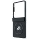 5. Karl Lagerfeld Karl&Choupette Pins MagSafe Hülle für Samsung Galaxy Z Flip 8 - Schwarz