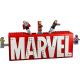 3. LEGO MARVEL SUPER HEROES 76313 MARVEL Logo mit Minifiguren