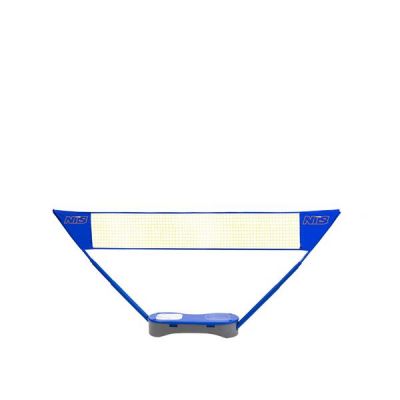 4. 2er-Set Schläger + Badmintonnetz + Tennisnetz ZSB 2in1 