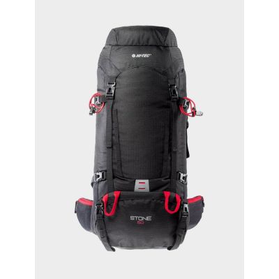 6. HI-TEC STONE 50 SCHWARZ/ROT Wanderrucksack