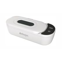 Activejet AUC-200 Ultraschall-UV-Reiniger für Zahnprothesen, Brillen und Schmuck, weiß.