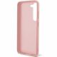4. Guess Glitzer-Schriftzug-Hülle für Samsung Galaxy S23+ - Pink