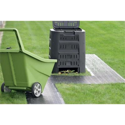 7. Durchbrochenes Pflastergitter-Mosaik schwarz 1 Stück.