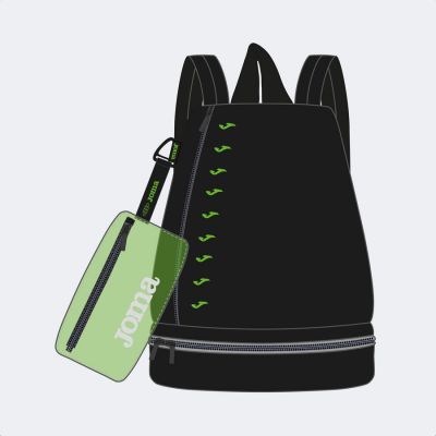 SPLASH RUCKSACK SCHWARZ FLUORGRÜN