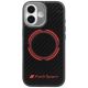 Audi RSQ Carbon Fiber Sport Red Circle MagSafe Case für iPhone 17 - Schwarz