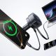 7. Baseus PrimeTrip VR1 60W USB-A/USB-C-Autoladegerät mit einziehbarem USB-C-Kabel – Schwarz
