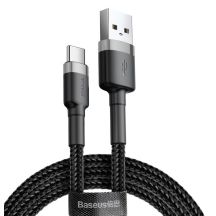 BASEUS CAFULE CATKLF-UG1 USB-C-KABEL 2A 3M SCHWARZ