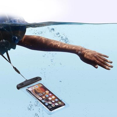 3. Ugreen LP186 60959 Hülle wasserdicht IPX8 für 4-6,5" Smartphone - Schwarz und Transparent