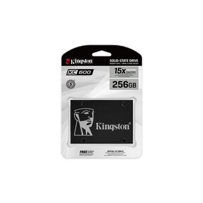 4. Kingston KC600 SSD (256 GB; 2,5"; SATA 3.0; SKC600/256G)