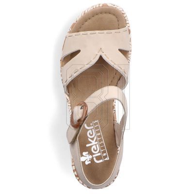 3. Bequeme Keilsandaletten Rieker W RKR595 beige