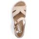 3. Bequeme Keilsandaletten Rieker W RKR595 beige