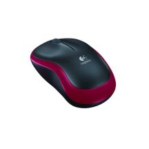 Logitech M185 Kabellose Maus 910-002237 (Optisch; 1000 DPI; Rot)