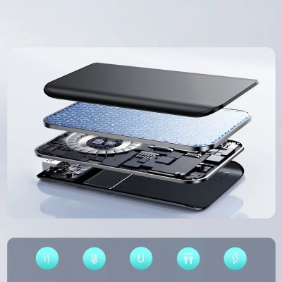8. Joyroom JR-QP192 Star Series Mini 20000mAh 22,5W Powerbank mit Digitalanzeige - Schwarz