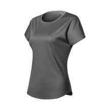 Zoom Damen-T-Shirt (Schwarz meliert)