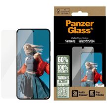 PanzerGlass Ultra-Wide Fit gehärtetes Glas für Samsung Galaxy S25