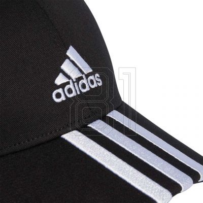 5. adidas Baseball 3-Streifen-Baseballkappe aus Baumwolltwill IB3242