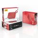 5. QCY SP2 IP67 Bluetooth-Lautsprecher mit RGB-Hintergrundbeleuchtung und Stereomodus – Rot