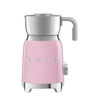7. Smeg MFF11PKEU Milchkaffeemaschine im Stil der 50er Jahre, Cadillac-Rosa