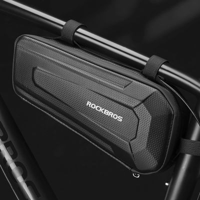 8. Rockbros B66 wasserdichte Fahrradtasche für Rahmen – Schwarz