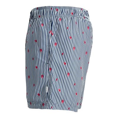 3. Jack&Jones Herren JWHARUBA Badeshorts mit Prints 12206537 Marineblaue Blazerstreifen