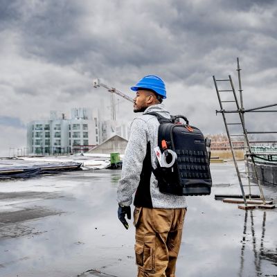 5. Werkzeugrucksack MODULAR X18 für Klempner, 17-teilig