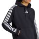 5. adidas Essentials Fleece-Hoodie für Herren mit 3 Streifen, Schwarz, KY6602