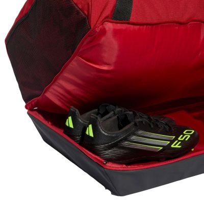 5. adidas Tiro Duffle Large Sporttasche mit Bodenfach, rot JY7950