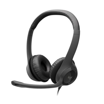 3. Logitech H390 Kopfhörer 981-000406 (Schwarz)